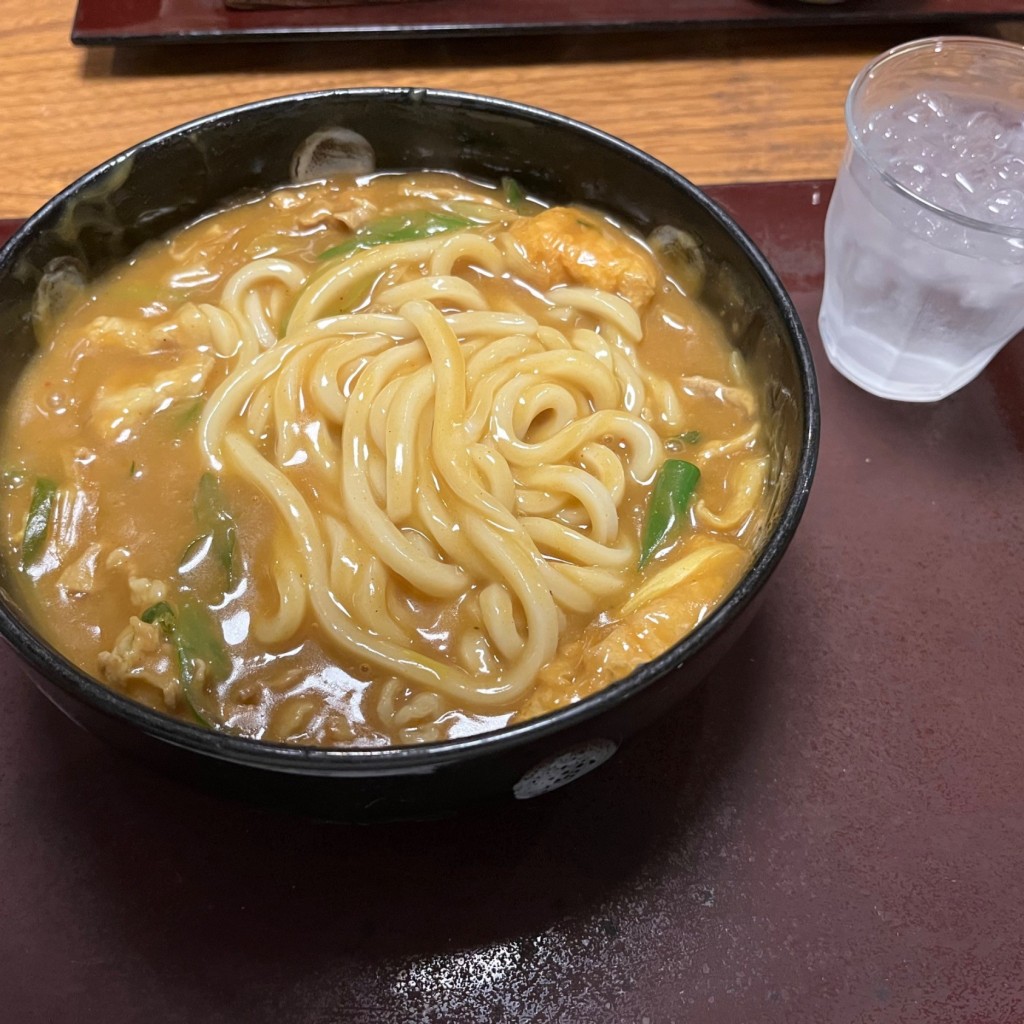 ユーザーが投稿したカレーうどんの写真 - 実際訪問したユーザーが直接撮影して投稿した烏森町うどん一久庵の写真