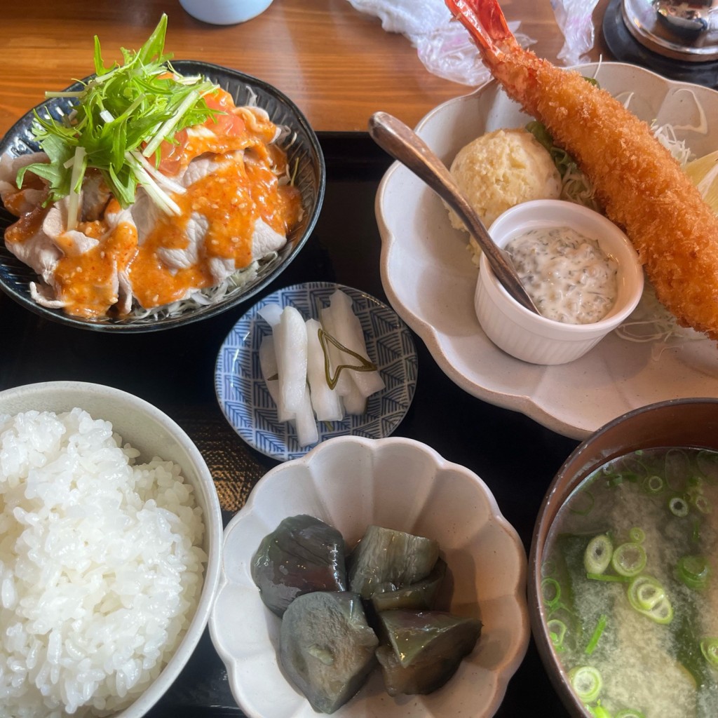 ユーザーが投稿したあざみスペシャル定食の写真 - 実際訪問したユーザーが直接撮影して投稿した西条岡町定食屋あざみ食堂の写真
