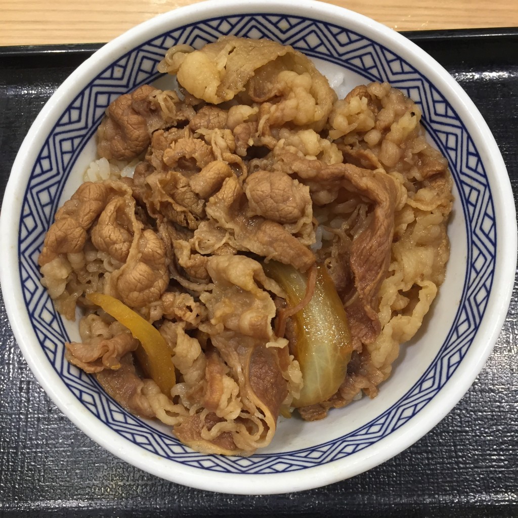 ユーザーが投稿した牛丼の写真 - 実際訪問したユーザーが直接撮影して投稿した中央牛丼吉野家 仙台イービーンズ店の写真