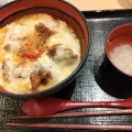 唐揚げチーズ親子丼 - 実際訪問したユーザーが直接撮影して投稿した後楽鶏料理鶏味座YATAIの写真のメニュー情報