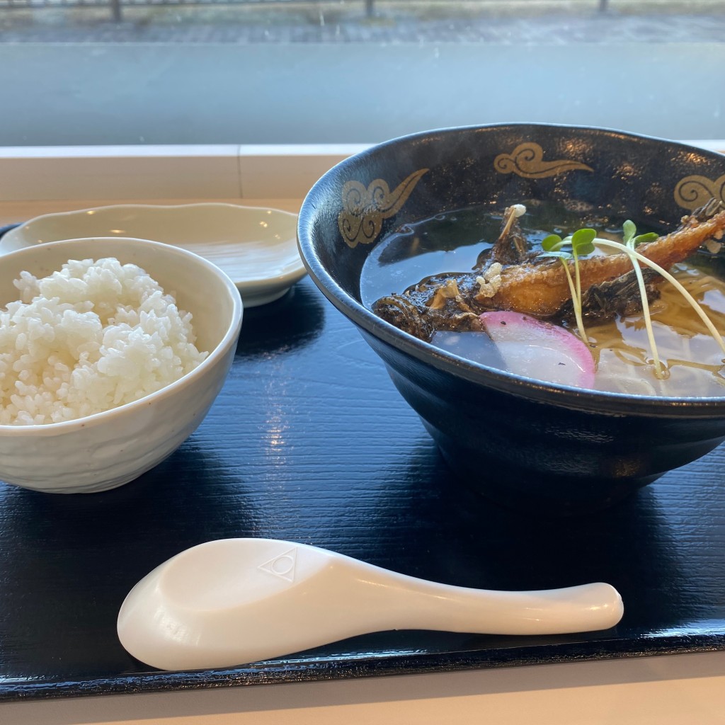 ユーザーが投稿したおこぜ潮ラーメン飯の写真 - 実際訪問したユーザーが直接撮影して投稿した大浜町フードコート来島海峡サービスエリア フードコートの写真