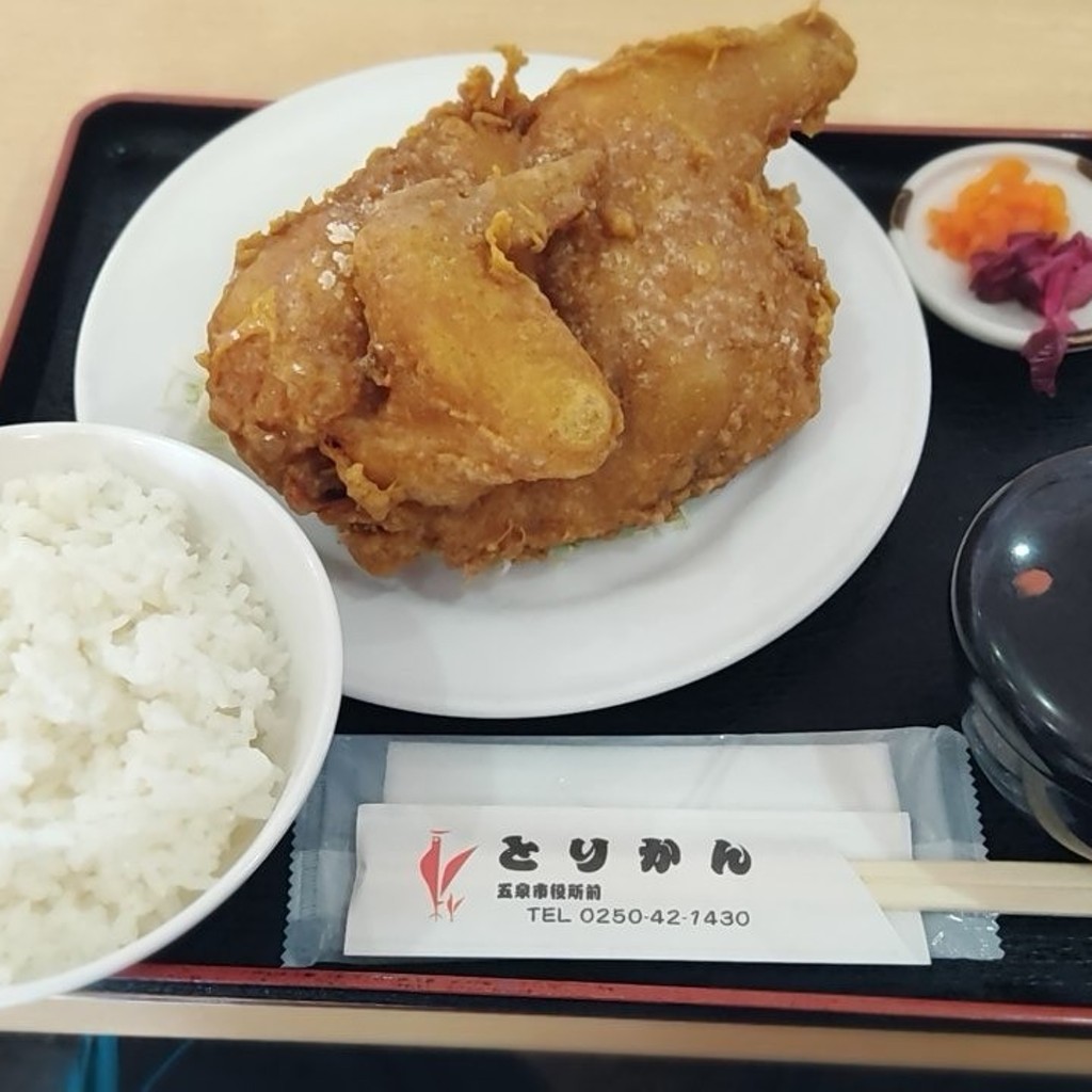 ユーザーが投稿したから揚げ定食の写真 - 実際訪問したユーザーが直接撮影して投稿した旭町鶏料理とりかんの写真