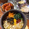 ランチ ハーフ&ハーフ - 実際訪問したユーザーが直接撮影して投稿した田町韓国料理韓国料理コギナラ サムギョプサル専門店の写真のメニュー情報