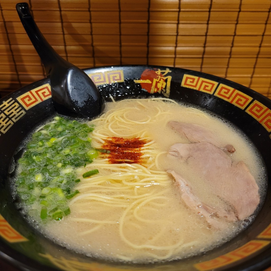 食る愛日記さんが投稿した下通ラーメン専門店のお店一蘭 熊本下通店/イチラン クマモトシモドオリテンの写真