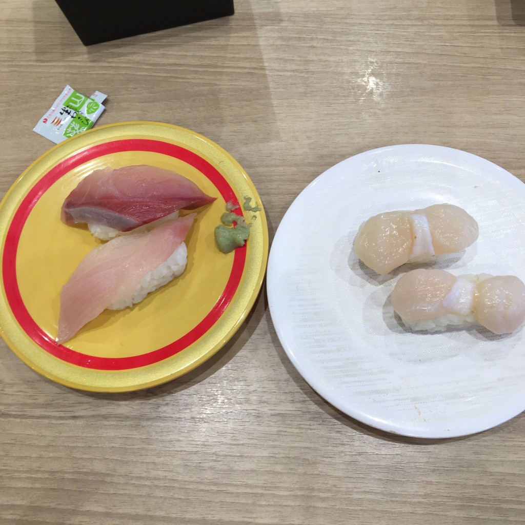 ユーザーが投稿した北海道産ほたての写真 - 実際訪問したユーザーが直接撮影して投稿した下和田回転寿司かっぱ寿司 大和下和田店の写真