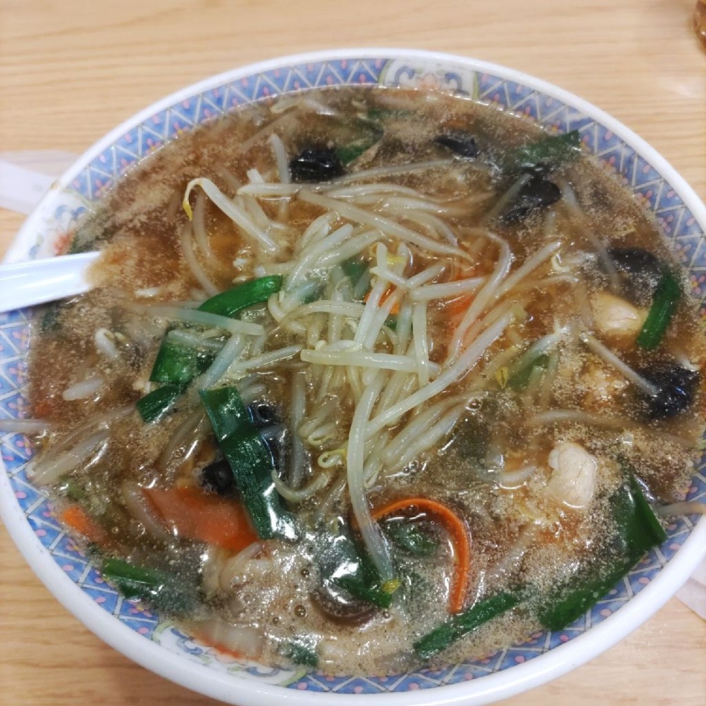 ユーザーが投稿したサンマー麺の写真 - 実際訪問したユーザーが直接撮影して投稿した下瀬谷ラーメン専門店らーめん花楽 下瀬谷店の写真