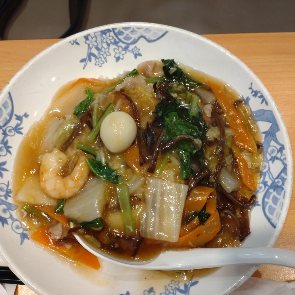 ユーザーが投稿した中華丼の写真 - 実際訪問したユーザーが直接撮影して投稿した西条中央中華料理バーミヤン 東広島店の写真