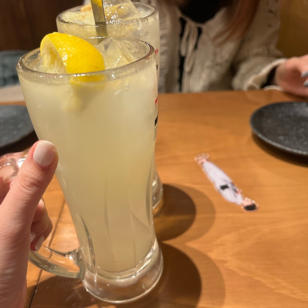 ユーザーが投稿したはちみつてけレモンの写真 - 実際訪問したユーザーが直接撮影して投稿した日本橋室町焼鳥てけてけ 日本橋室町店の写真