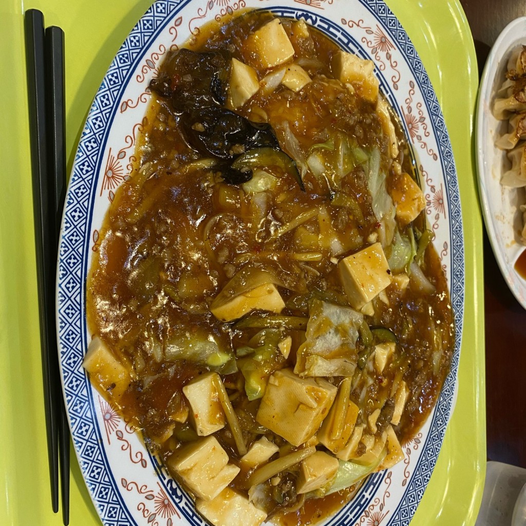 ユーザーが投稿した麻婆豆腐そばめしの写真 - 実際訪問したユーザーが直接撮影して投稿した一番町中華料理北京餃子の写真