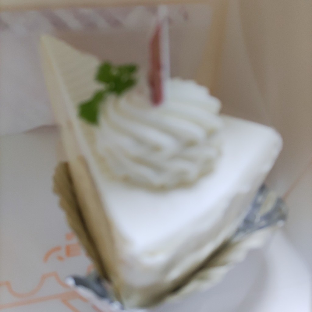 ユーザーが投稿したレアチーズの写真 - 実際訪問したユーザーが直接撮影して投稿したあけぼの町ケーキアビニヨン洋菓子店の写真