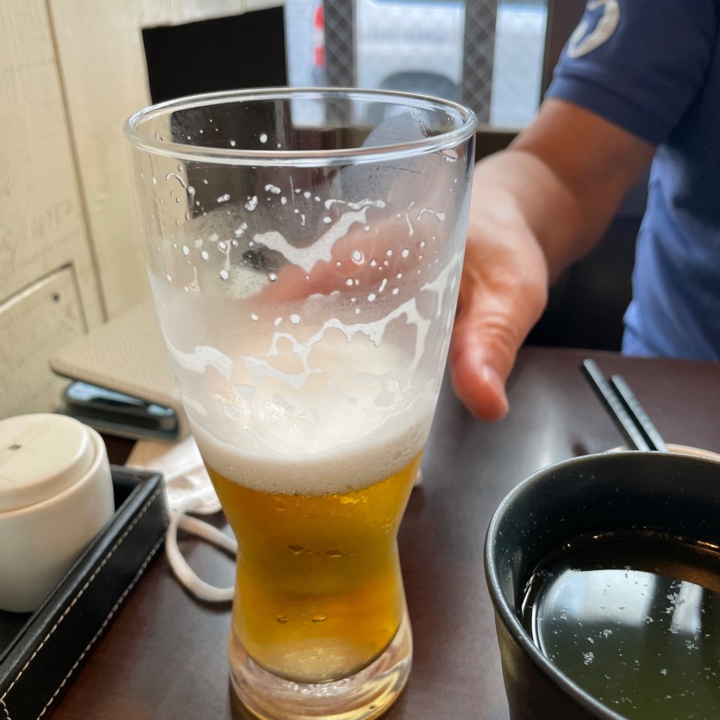 ユーザーが投稿したビールの写真 - 実際訪問したユーザーが直接撮影して投稿した神宮前回転寿司平禄寿司 東京渋谷表参道店の写真