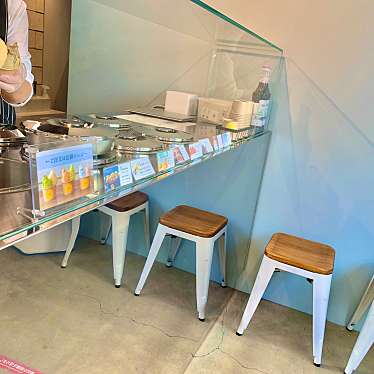 実際訪問したユーザーが直接撮影して投稿した栄町通アイスクリームこだわり卵とジェラートのカフェ yellow 神戸元町店の写真