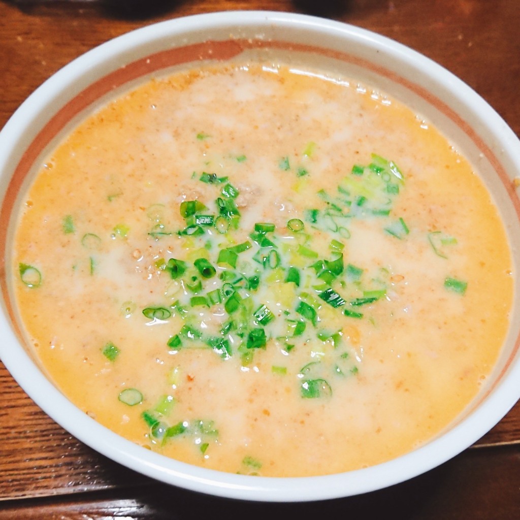 ユーザーが投稿した黒胡麻チーズ担々麺セットの写真 - 実際訪問したユーザーが直接撮影して投稿した春日タピオカ春水堂 東京ドームシティラクーア店の写真