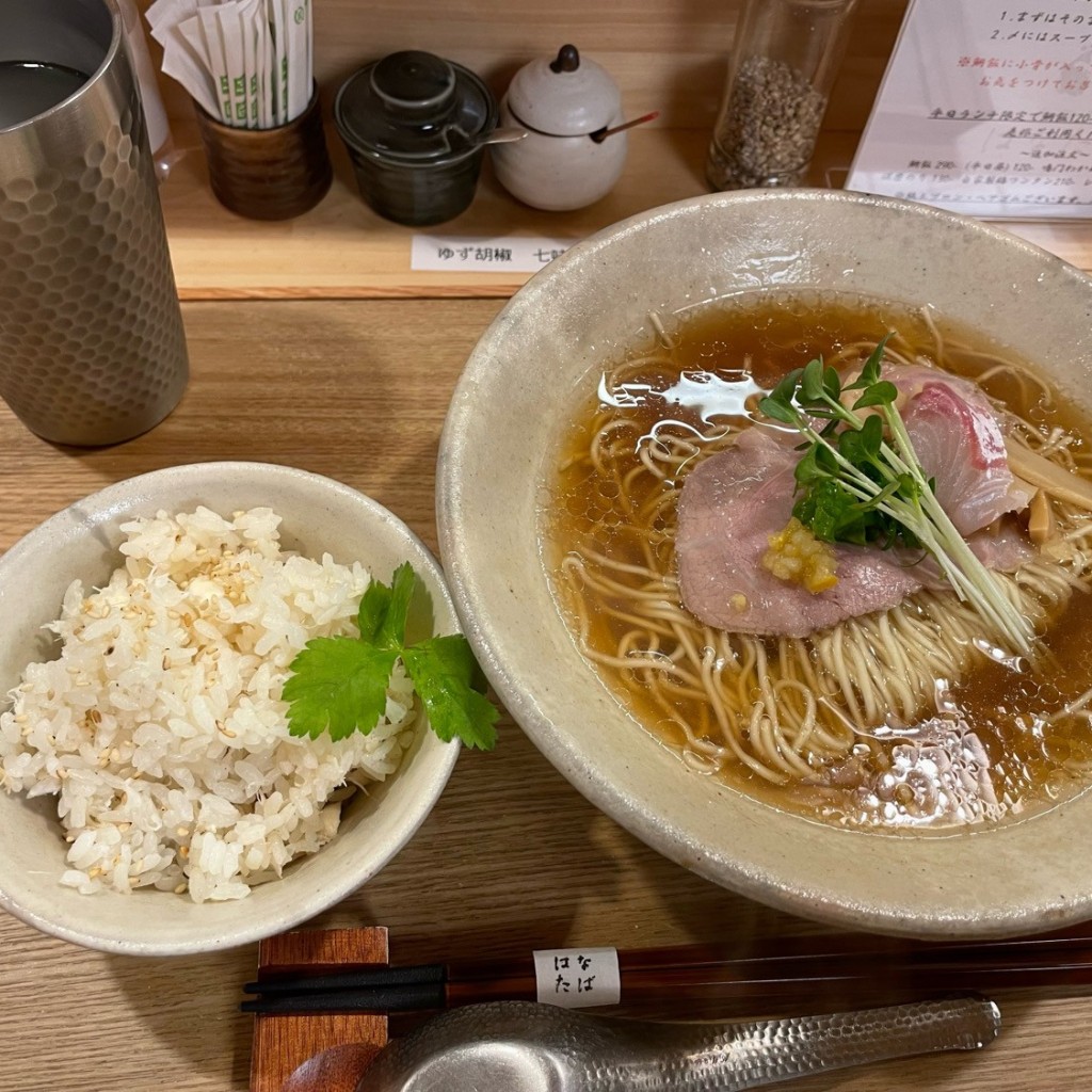 かのいろさんが投稿した御影本町ラーメン専門店のお店真鯛そば はなたば/マダイソバ ハナタバの写真