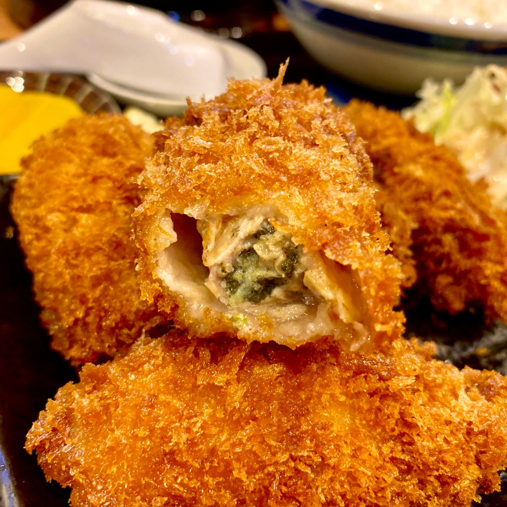 ユーザーが投稿した牡蠣フライ定食の写真 - 実際訪問したユーザーが直接撮影して投稿した紺屋町うどんうどん慶の写真
