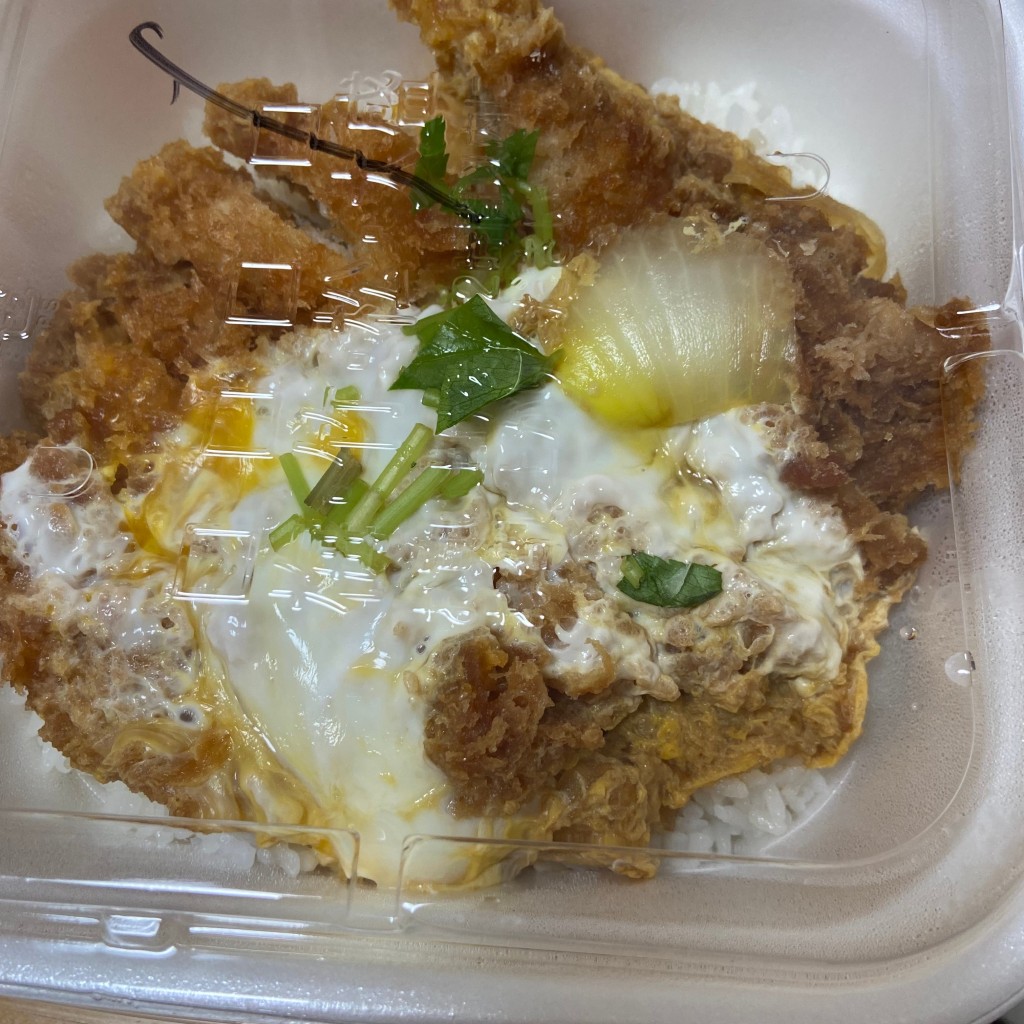 ユーザーが投稿したカツ丼(竹)の写真 - 実際訪問したユーザーが直接撮影して投稿した谷川とんかつかつや 大阪大東店の写真