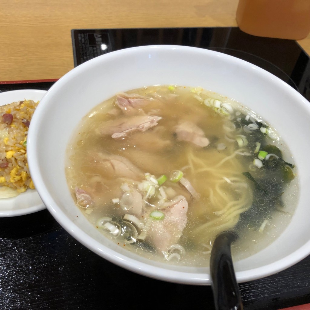 ユーザーが投稿した鶏肉の細切り麺定食の写真 - 実際訪問したユーザーが直接撮影して投稿した曙町中華料理富縁閣の写真