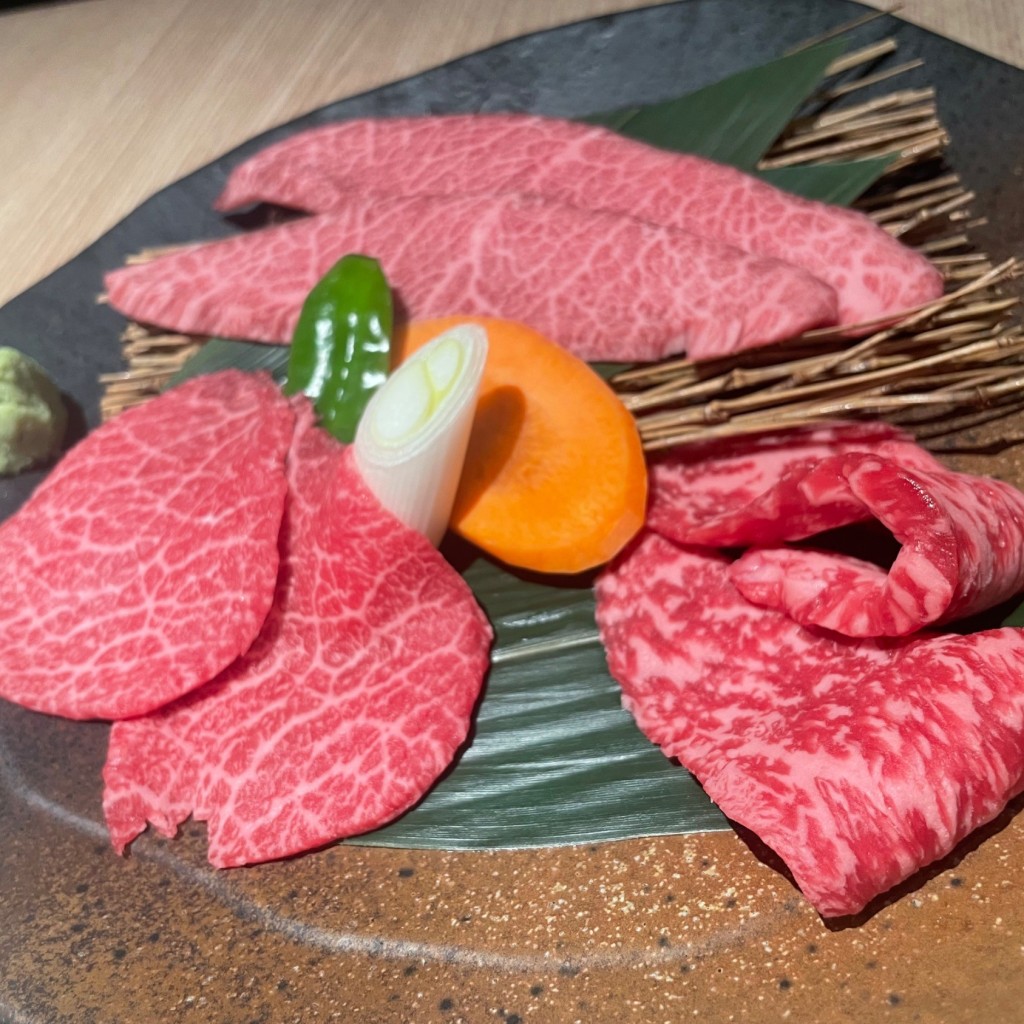 ユーザーが投稿した和みコースの写真 - 実際訪問したユーザーが直接撮影して投稿した西新宿焼肉神戸牛取扱店 焼肉 もとやま 新宿店の写真