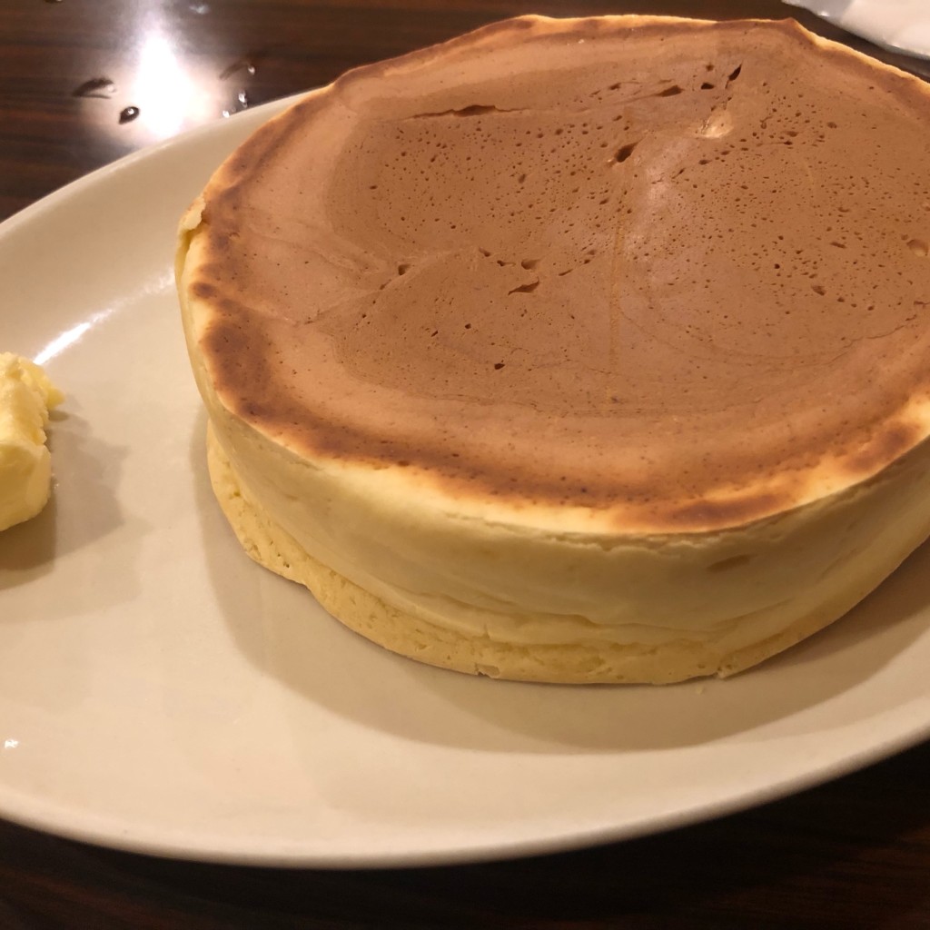 ユーザーが投稿した自家製ホットケーキの写真 - 実際訪問したユーザーが直接撮影して投稿した日本橋茅場町コーヒー専門店珈琲家の写真