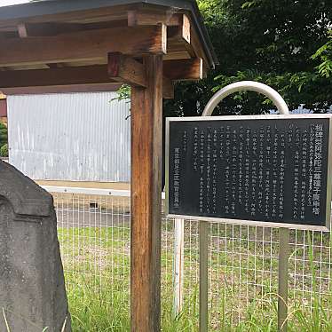 実際訪問したユーザーが直接撮影して投稿した中川文化財板碑型阿弥陀三尊種子庚申塔の写真