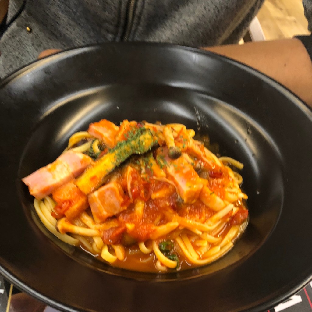 ユーザーが投稿した茄子アラビアータの写真 - 実際訪問したユーザーが直接撮影して投稿した花田町洋食BRUN TABLE こすたりかの写真
