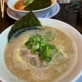 博多ラーメン白 - 実際訪問したユーザーが直接撮影して投稿した日比田ラーメン専門店博多らーめん ひまわりの写真のメニュー情報