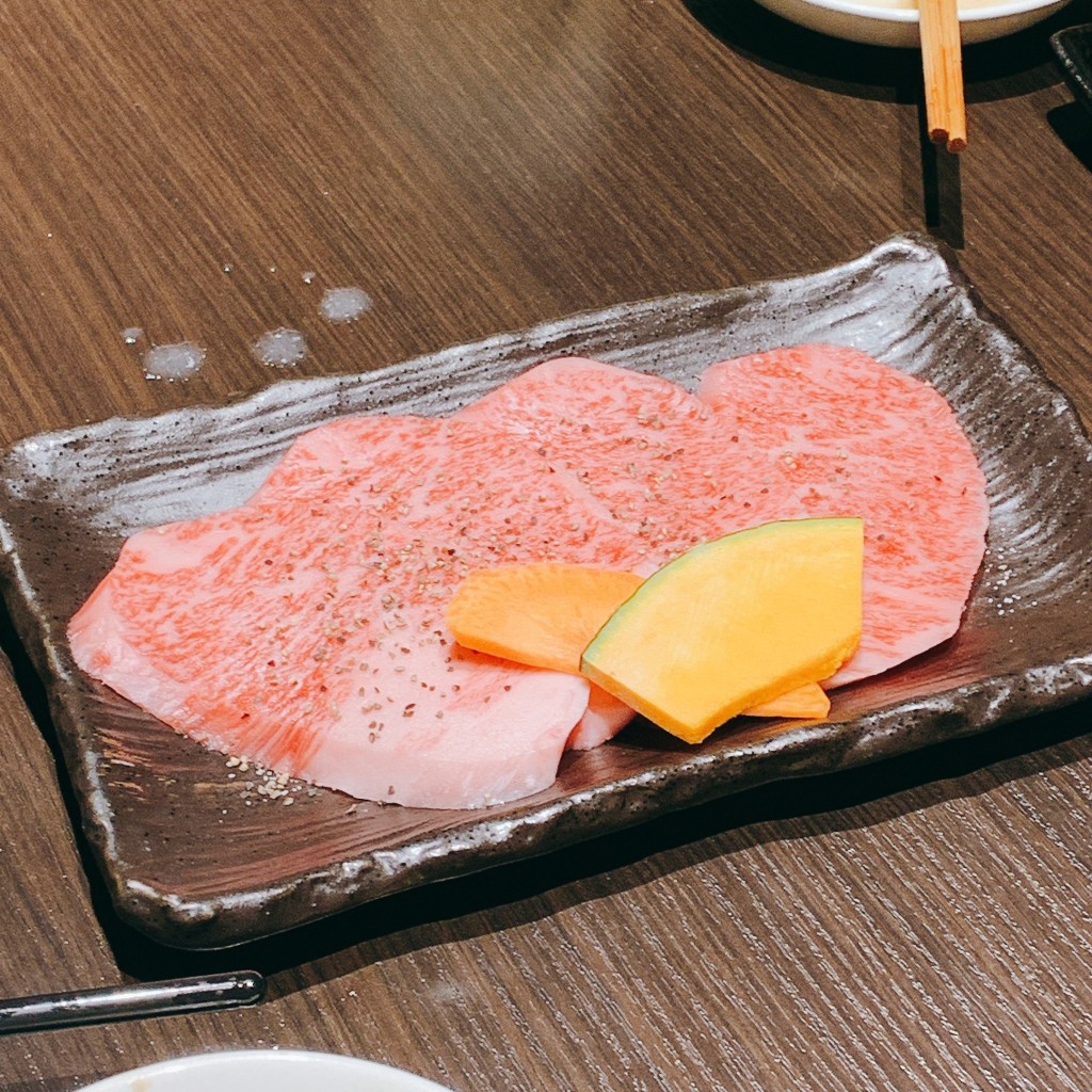 ユーザーが投稿した和牛オオトロカルビの写真 - 実際訪問したユーザーが直接撮影して投稿した新横浜焼肉焼肉おくう GEMS新横浜店の写真