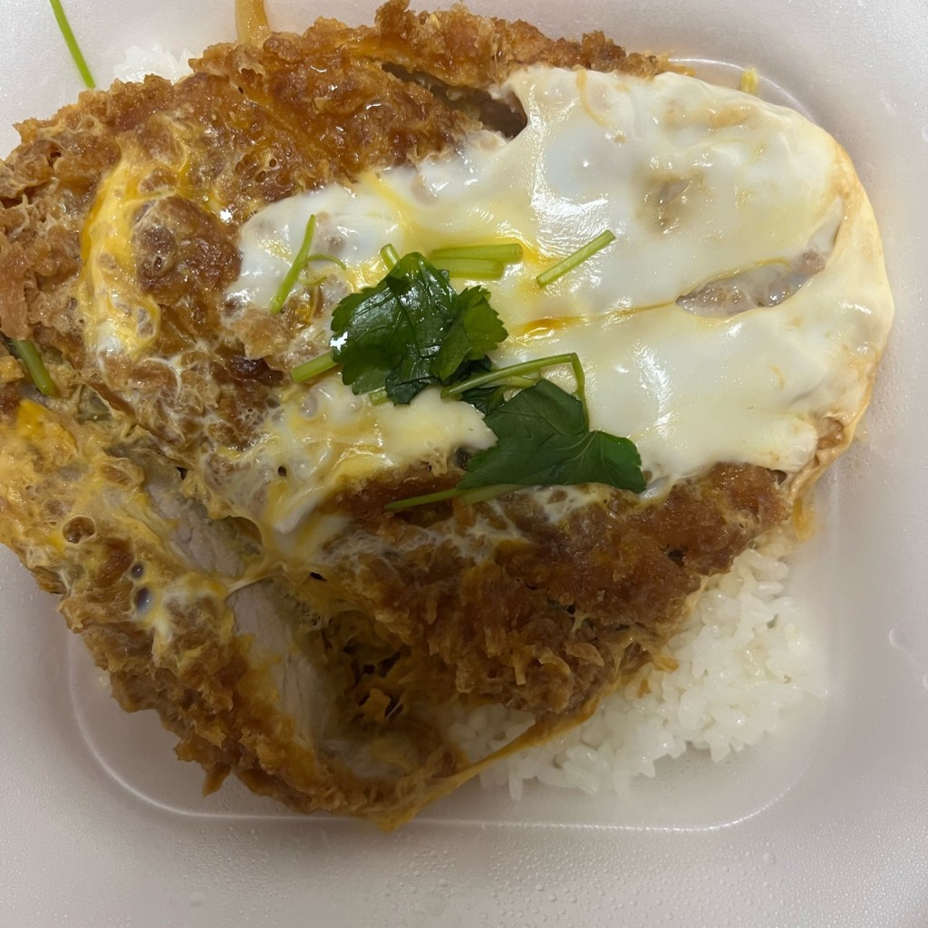 ユーザーが投稿したカツ丼(竹)の写真 - 実際訪問したユーザーが直接撮影して投稿した西蒲田とんかつかつや 蒲田西口店の写真