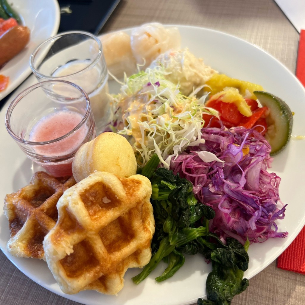 ユーザーが投稿した朝食ビュッフェの写真 - 実際訪問したユーザーが直接撮影して投稿した(番地が直接)バー南紀白浜マリオットホテル ラウンジの写真