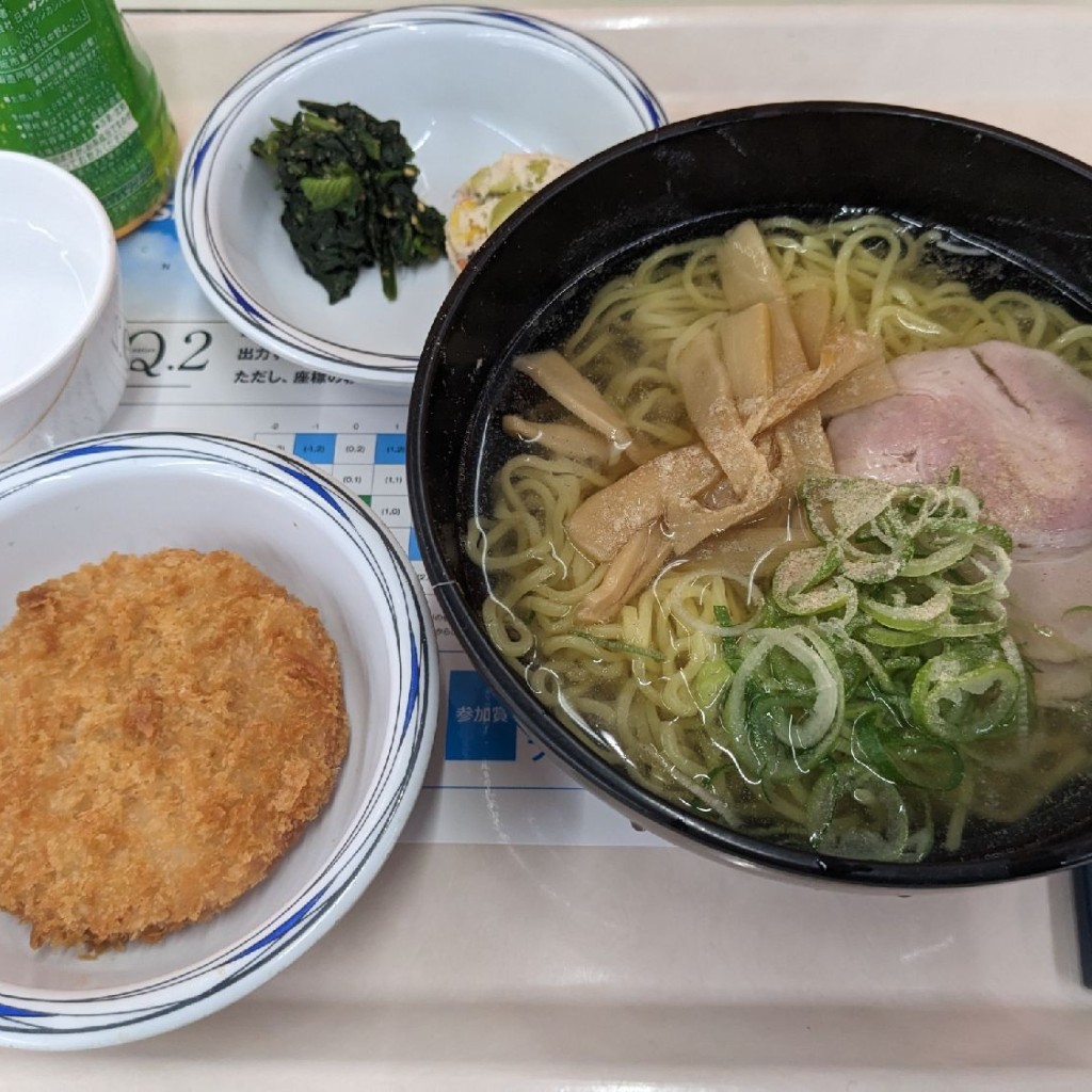 ユーザーが投稿した塩ラーメンの写真 - 実際訪問したユーザーが直接撮影して投稿した不老町うどんゆ〜どんの写真