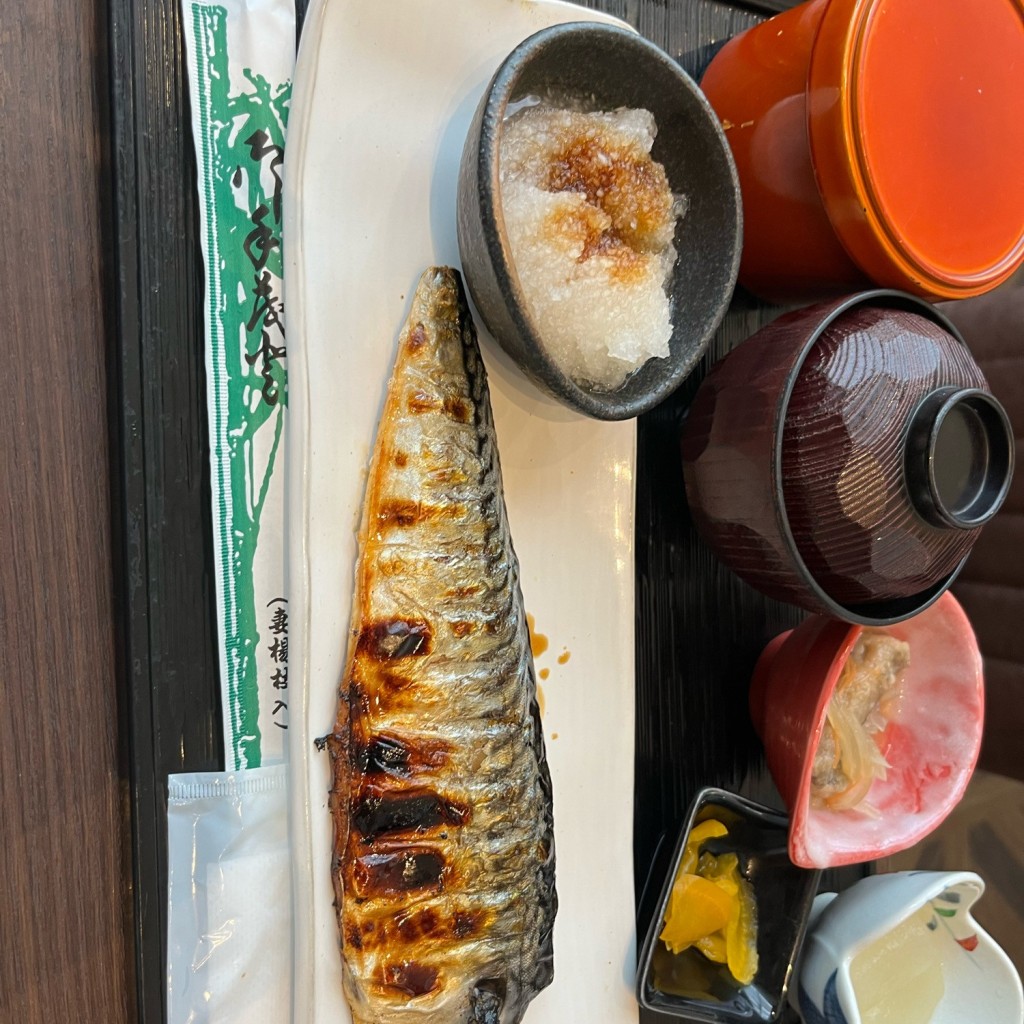 ユーザーが投稿した塩鯖定食の写真 - 実際訪問したユーザーが直接撮影して投稿した上石川町定食屋ハートフルキッチンの写真