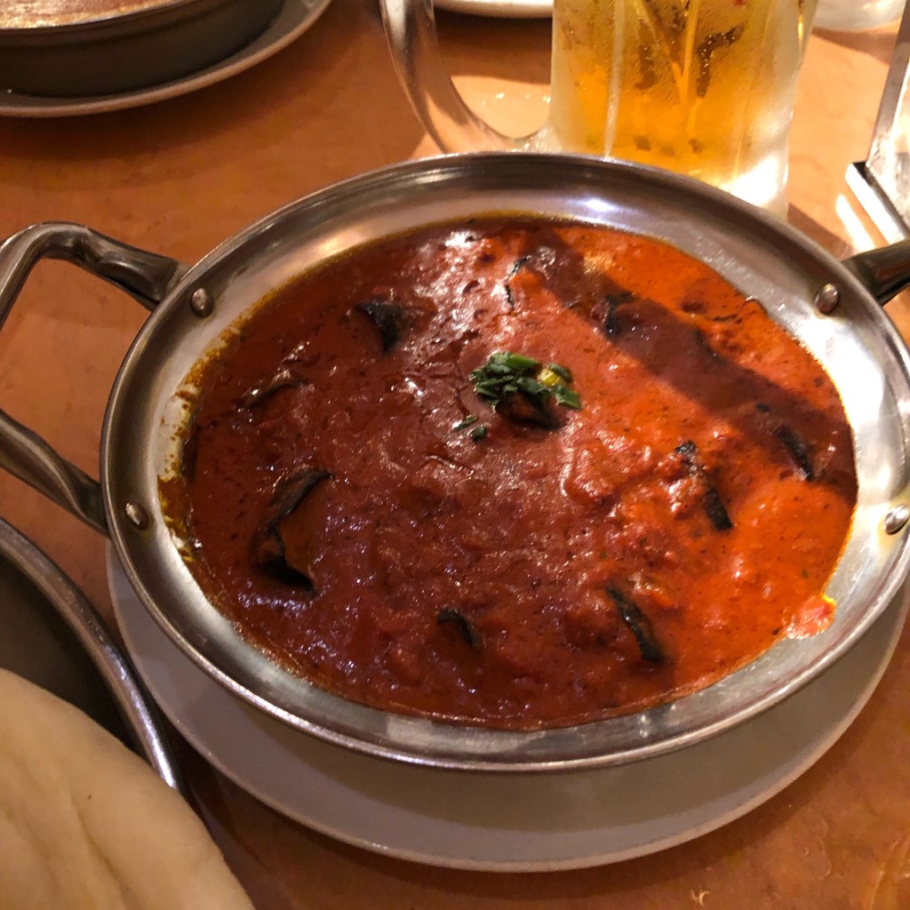 ユーザーが投稿したナスとマトンのキーマカレーの写真 - 実際訪問したユーザーが直接撮影して投稿した荏原カレーSpice Cafe SATASI 87の写真