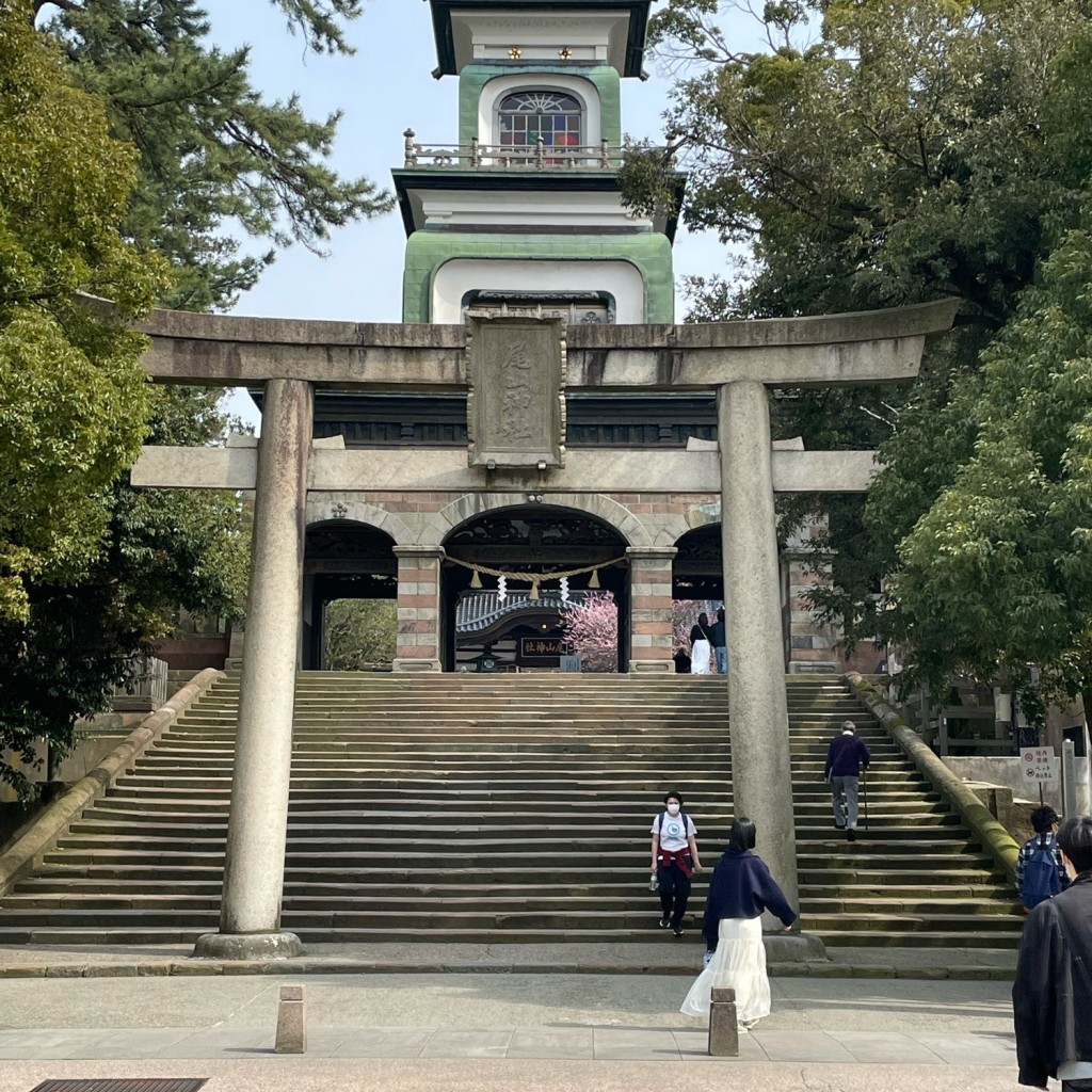 かずくんグルメと旅行さんが投稿した尾山町神社のお店尾山神社/オヤマジンジャの写真