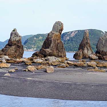 実際訪問したユーザーが直接撮影して投稿した鬮野川岩橋杭岩の写真