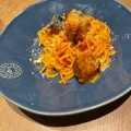 Bナスのトマトソースパスタ - 実際訪問したユーザーが直接撮影して投稿した南町イタリアンItalian Kitchen VANSAN 新津店の写真のメニュー情報