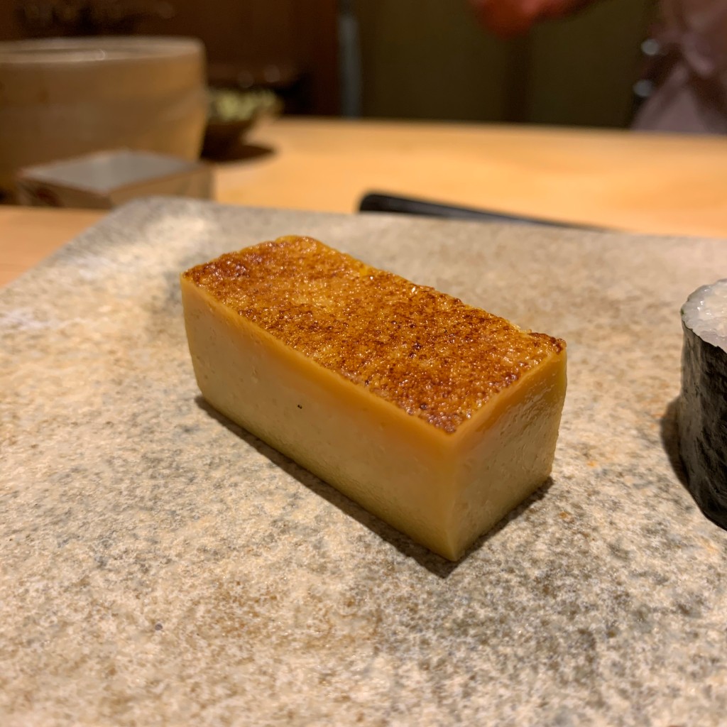 ユーザーが投稿した玉子の写真 - 実際訪問したユーザーが直接撮影して投稿した六本木寿司鮨 さいとうの写真