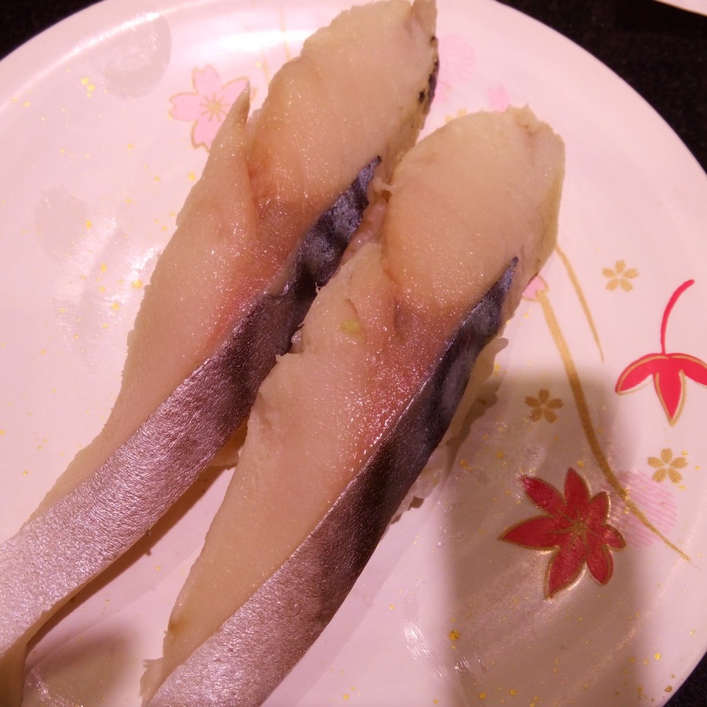 ユーザーが投稿した〆鯖の写真 - 実際訪問したユーザーが直接撮影して投稿した本町回転寿司回し寿司 活 シャポー船橋店の写真