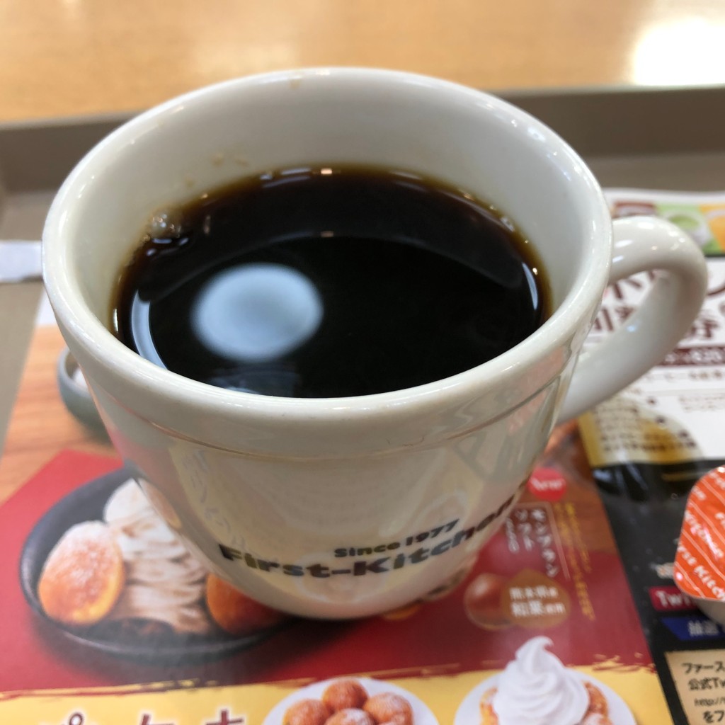 ユーザーが投稿したコーヒーの写真 - 実際訪問したユーザーが直接撮影して投稿した桜台ハンバーガーファーストキッチン 伊勢原イトーヨーカドー店の写真