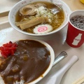 煮干しラーメンカレーセット - 実際訪問したユーザーが直接撮影して投稿した安方ラーメン / つけ麺ラウンジセンチュリー アスパム店の写真のメニュー情報