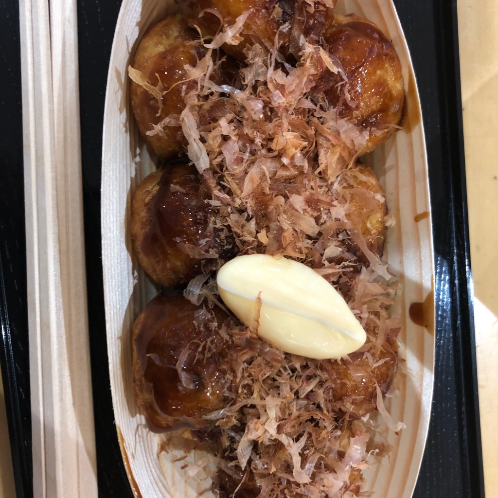 ユーザーが投稿した大たこ焼き甘口の写真 - 実際訪問したユーザーが直接撮影して投稿した中通お好み焼きたこ佳の写真