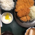 ミックスフライ定食C - 実際訪問したユーザーが直接撮影して投稿した新港とんかつとんかつ かつ楽 横浜店の写真のメニュー情報