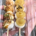 たこ焼き団子 - 実際訪問したユーザーが直接撮影して投稿した湯布院町川上和カフェ / 甘味処茶・Cha GOEMONの写真のメニュー情報