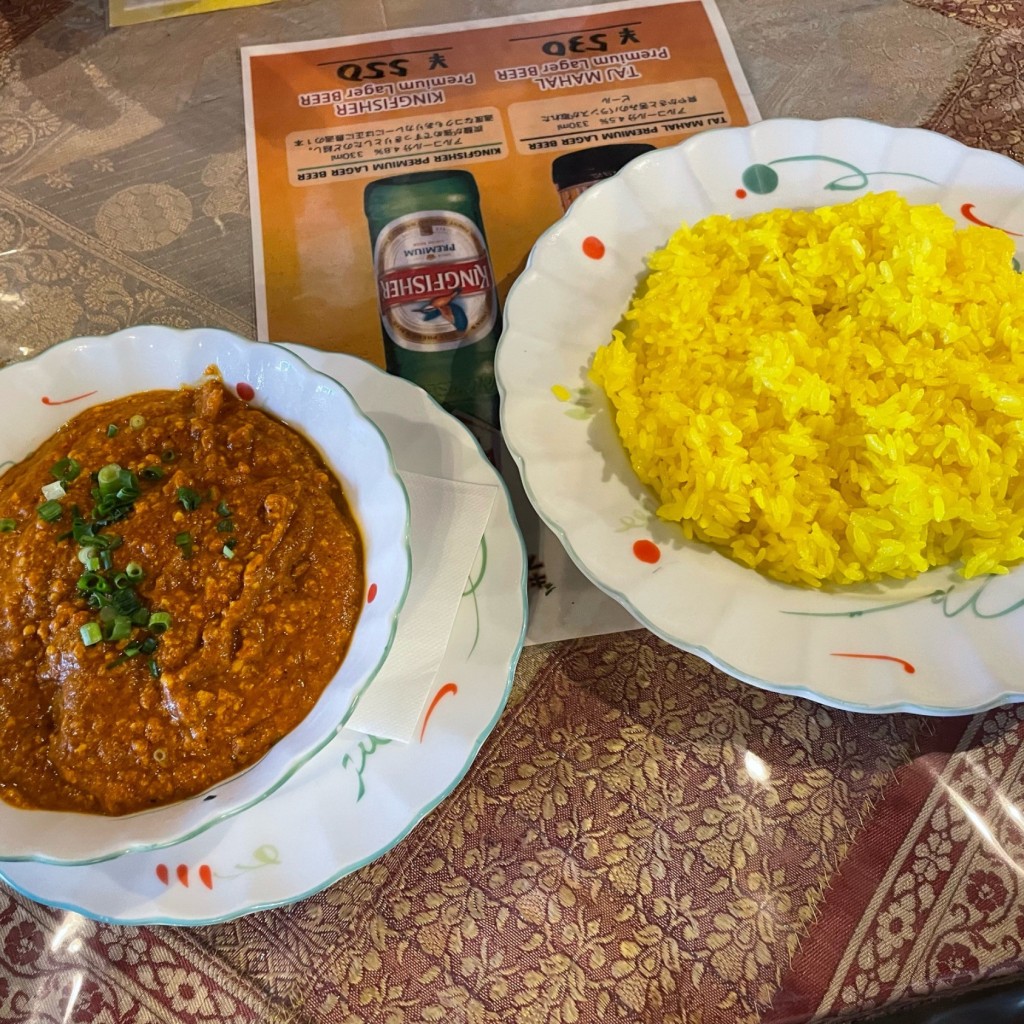 ユーザーが投稿した日替り カボチャとひき肉のカレーの写真 - 実際訪問したユーザーが直接撮影して投稿した若草町インド料理ルーパリ 若草町店の写真