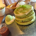 ふるぷるパンケーキ抹茶 - 実際訪問したユーザーが直接撮影して投稿した赤坂カフェ512 CAFE&GRILLの写真のメニュー情報