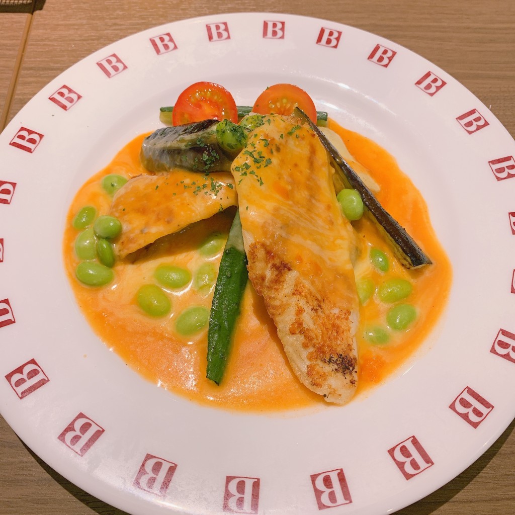 ユーザーが投稿した白身魚のグリル エビ風味のクリームソースの写真 - 実際訪問したユーザーが直接撮影して投稿した南幸洋食バケット 横浜ジョイナス店の写真