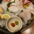 お造り五種盛り - 実際訪問したユーザーが直接撮影して投稿した西条昭和町和食 / 日本料理多酒多菜 かげとらの写真のメニュー情報