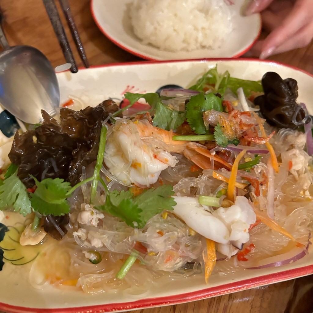 ユーザーが投稿した春雨サラダの写真 - 実際訪問したユーザーが直接撮影して投稿した中野タイ料理トンホム 中野店の写真