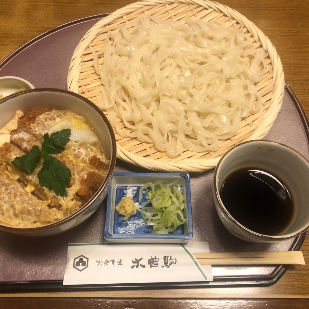 ユーザーが投稿したミニかつ丼セットの写真 - 実際訪問したユーザーが直接撮影して投稿した幸心うどん木曽駒 守山店の写真