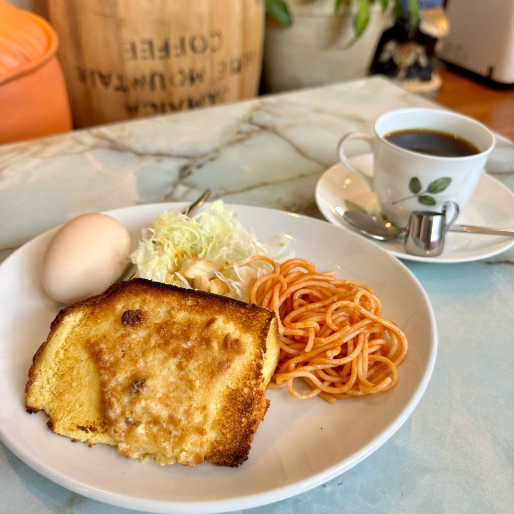 ユーザーが投稿したモーニングの写真 - 実際訪問したユーザーが直接撮影して投稿した飾東町庄喫茶店Cafe-Tsukushiの写真