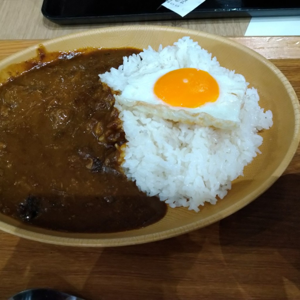 ユーザーが投稿したとろうま牛すじカレーの写真 - 実際訪問したユーザーが直接撮影して投稿した深沢ステーキ本気の薪焼きステーキの写真